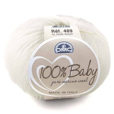 DMC Lana 100% Baby col. 01 bianco