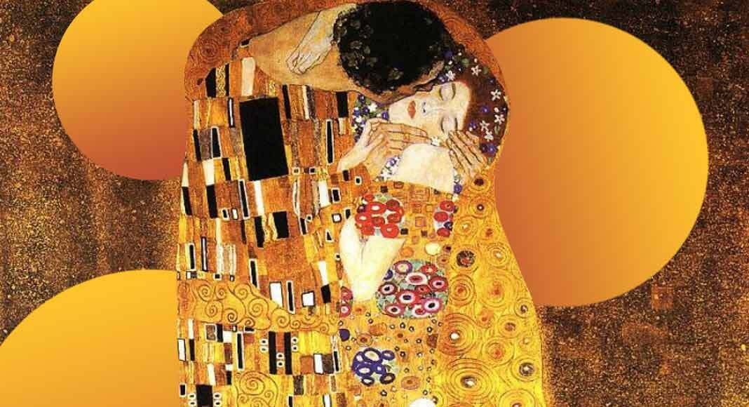 Il bacio di Klimt: schema per punto croce gratis
