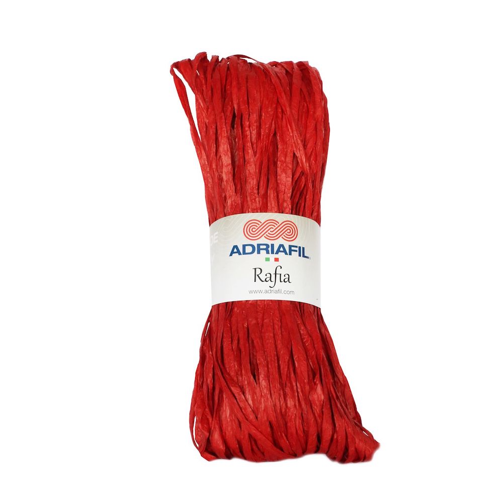 Rafia Naturale Adriafil colore rosso