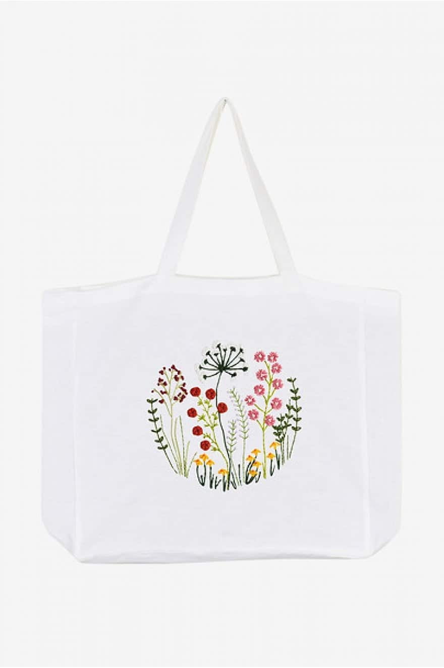 shopping bag ricamata