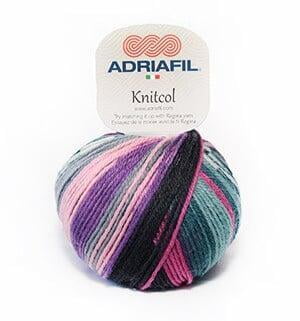 Adriafil Knitcol, gomitolo di lana colorata jacquard