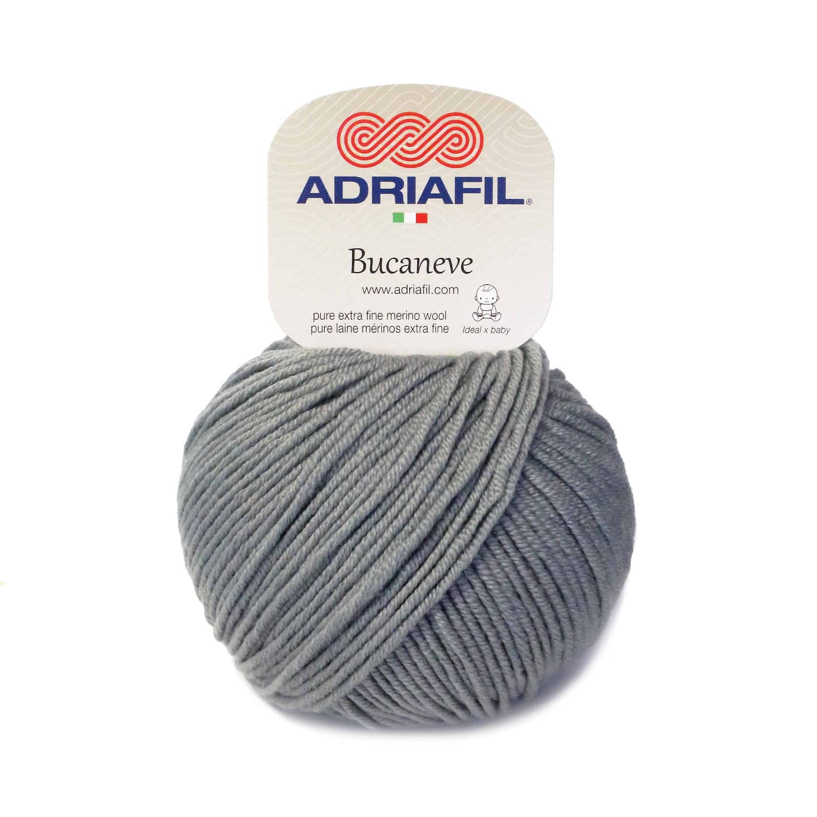 Adriafil Bucaneve colore grigio asfalto nr. 90