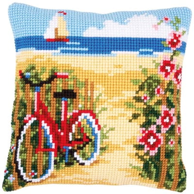 Cuscino Bici in riva al mare