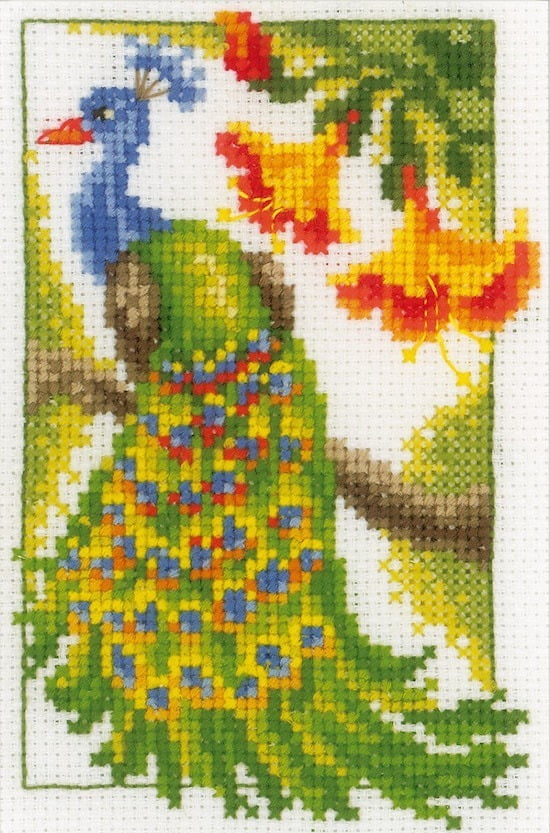 Kit Punto Croce Contato - Paesaggio Lago, 300x220 Punti, Cotone 14 Ct, 54x40 Cm - Foto 9