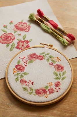 Fragranza di Rose Duo Kit Punto Croce - DMC Mindful Making