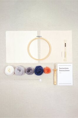 DMC Mindful Making - Meditazione in montagna Kit Punch Needle