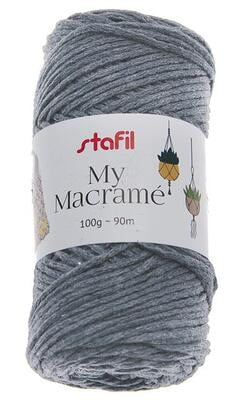 My Col. 10 Indaco - Macramè Stafi - Filo per macramè e intrecci 100 gr 90 mt My Col. 10 Indaco - Macramè Stafi - Filo per macramè e intrecci 100 gr 90 mt