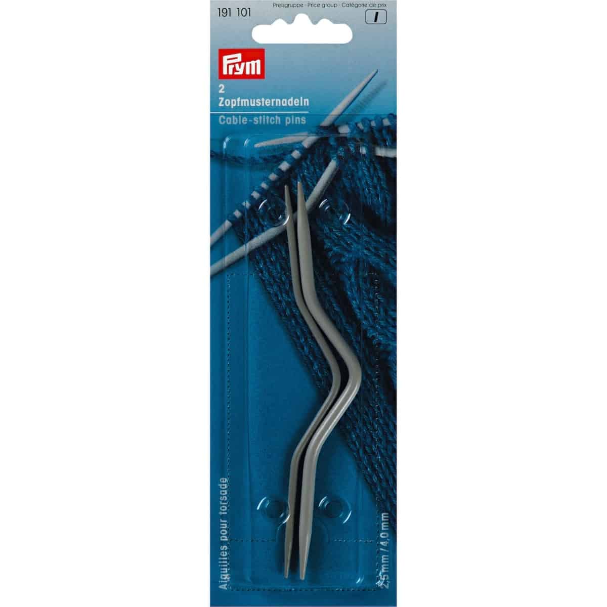 Ferri per Trecce cf. 2 pz Nr. 2.5 e 4 Ferri per Trecce cf. 2 pz Nr. 2.5 e 4