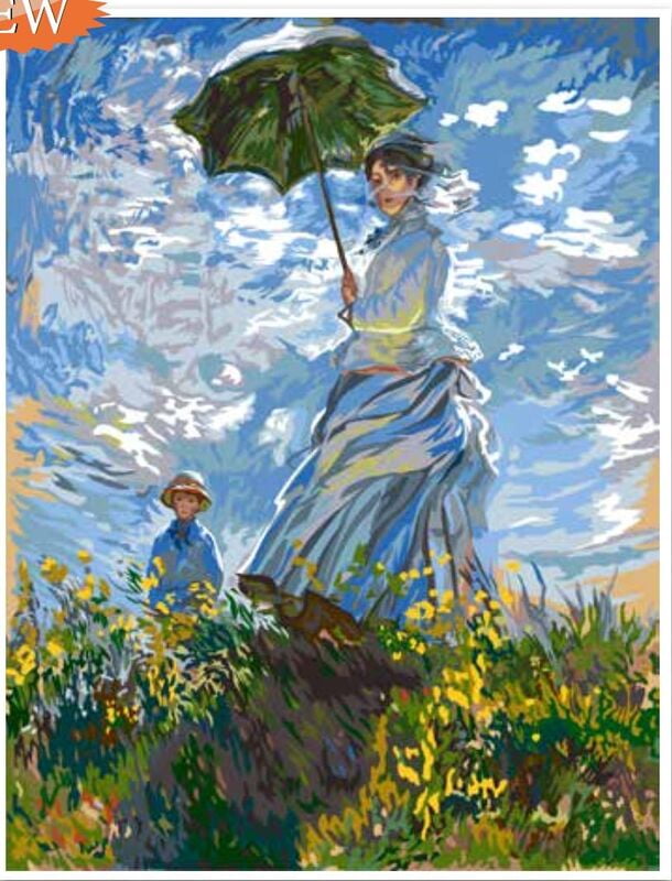 Donna con Ombrello di Monet