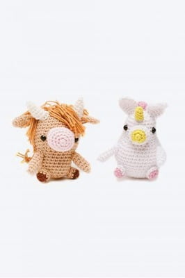 Amigurumi facili Libro di schemi DMC Happy Cotton nr. 1 8 Idee a uncinetto