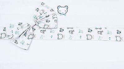 Collezione Baby Bear - Lenzuolino da ricamare a punto croce