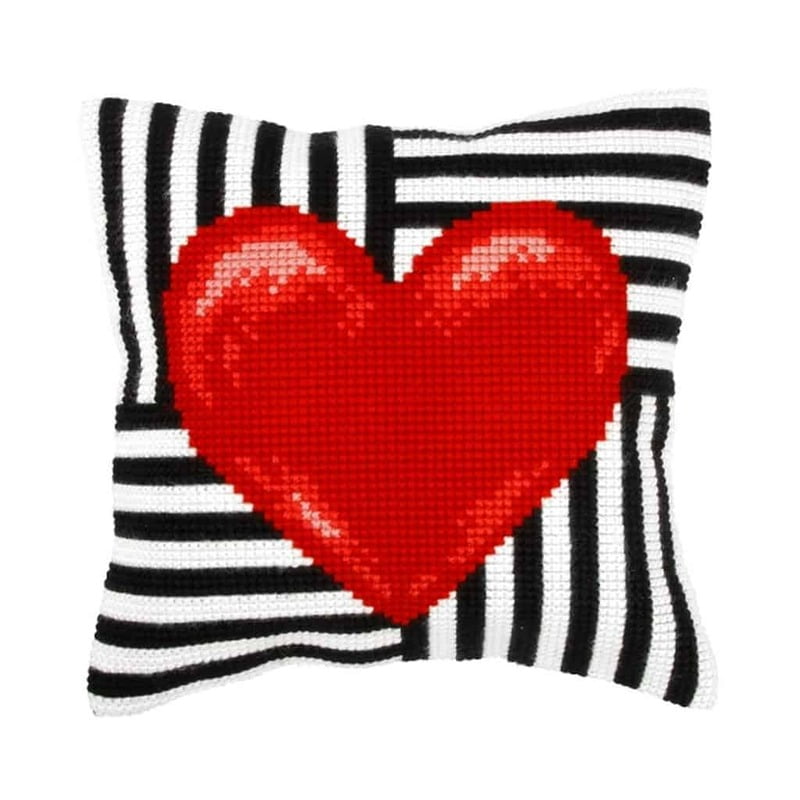 Cuscino Ricamo Punto Croce Art. 9314, 17224 Cuscino Ricamo Punto Croce Art. 9314, 17224