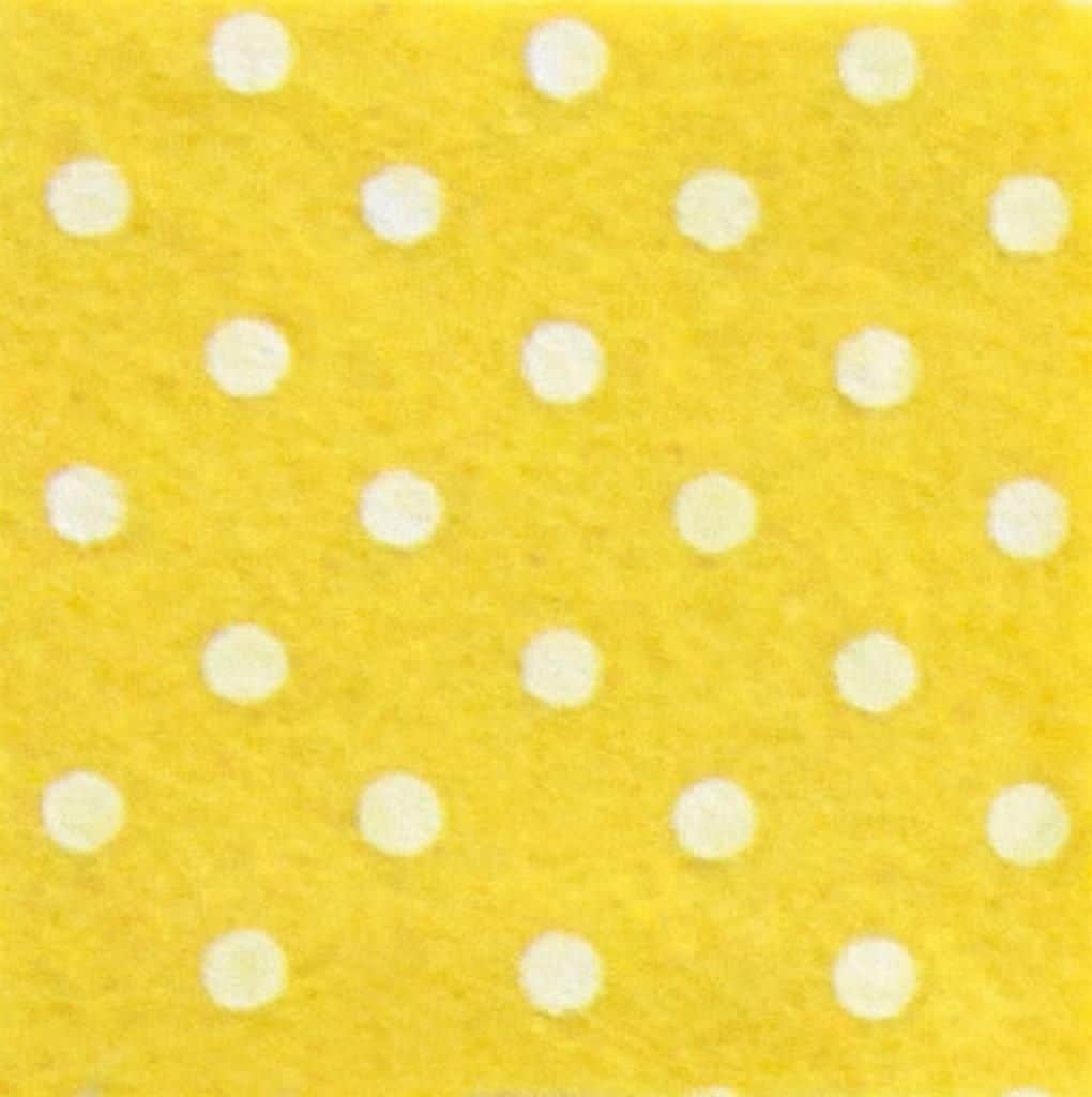 Feltro stampato 1 mm Pois 30x40 cm vari colori