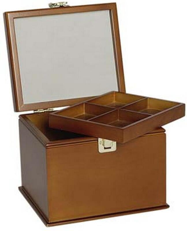 Portalavori Legno Noce Scuro Art. 278015-2