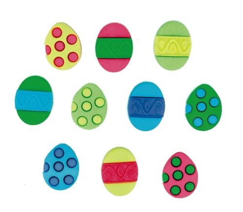 Bottoni Dress It Up Var. Painted Eggs, 12870