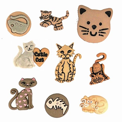 Bottoni Dress It Up Var. Feline Fancy, 12855