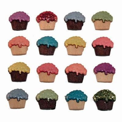 Bottoni Dress It Up Var. Cupcakes, 12797