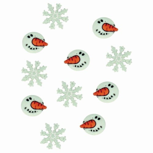 Bottoni Dress It Up Var. Snowman Faces, 12732