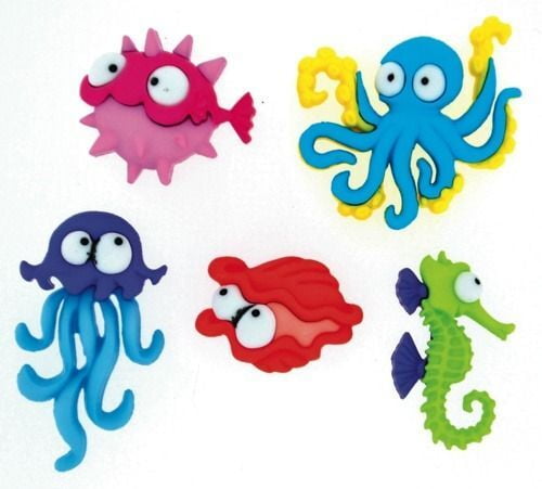Bottoni Dress It Up Var. Creatures Of The Sea, 12468