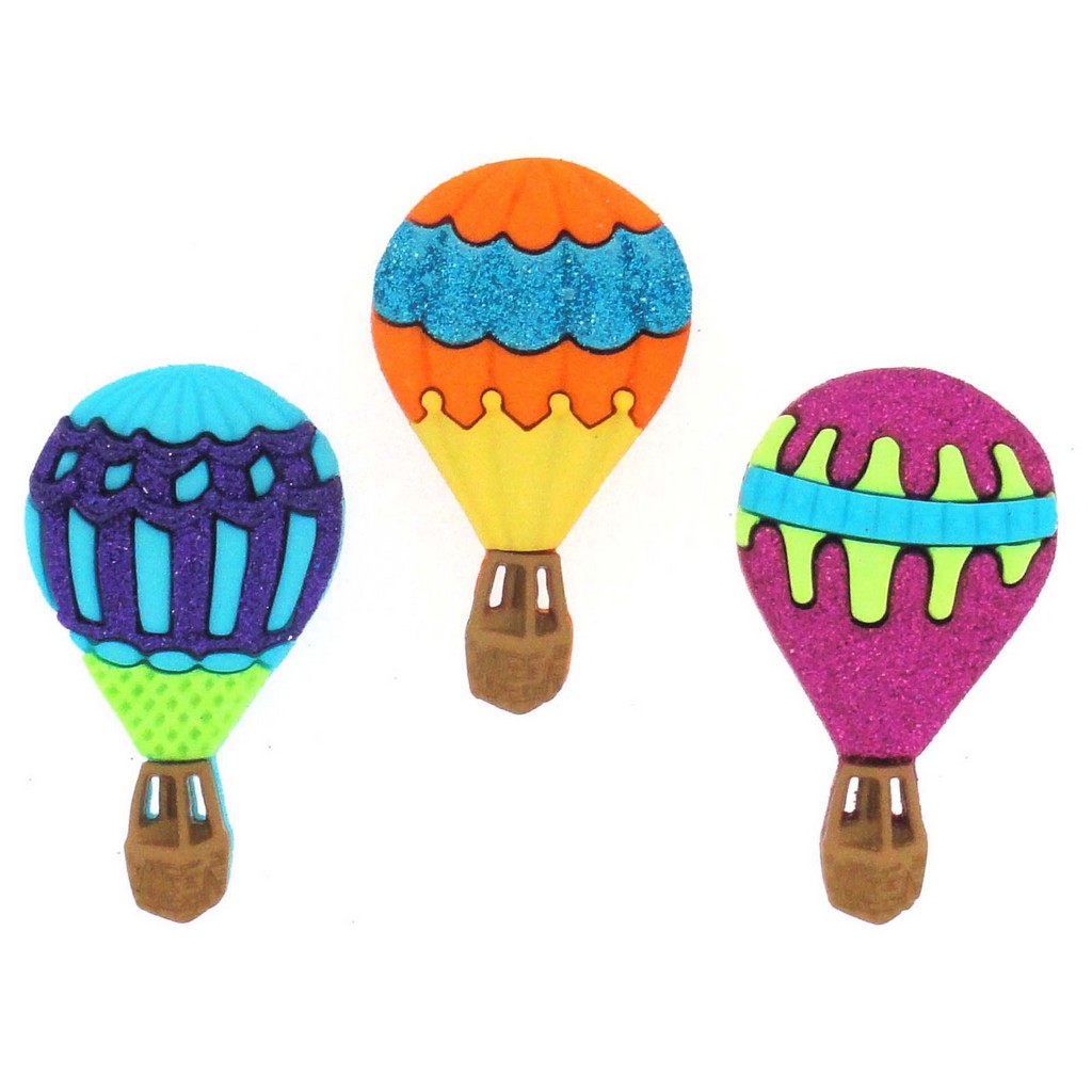 Bottoni Dress It Up Var. Hot Air Balloons, 12569