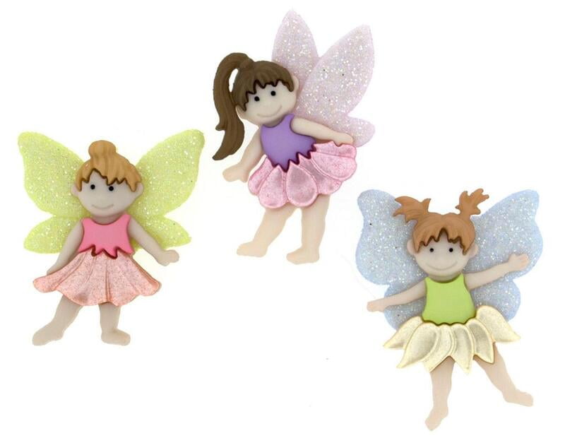 Bottoni Dress it up - Flower Fairies Bottoni Dress it up - Flower Fairies