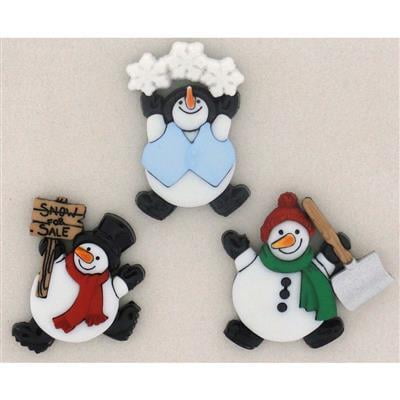 Bottoni Dress It Up Var. Roly Poly Snowmen, 12548