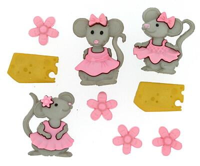 Bottoni Dress it Up Var. The Mice Girls