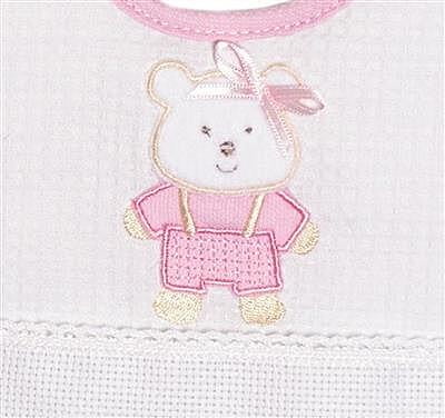Fiocco Nascita Rosa Orso Baby