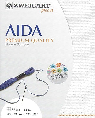 Zweigart - Taglio Tela Aida 72 Quadretti Zweigart - Taglio Tela Aida 72 Quadretti