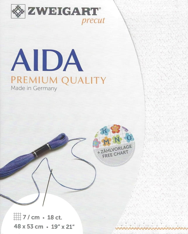 Zweigart - Taglio Tela Aida 72 Quadretti Zweigart - Taglio Tela Aida 72 Quadretti
