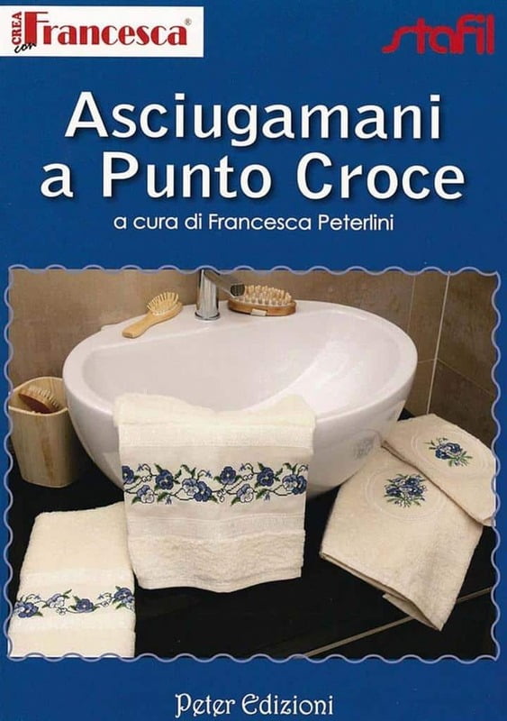 Asciugamani a punto croce