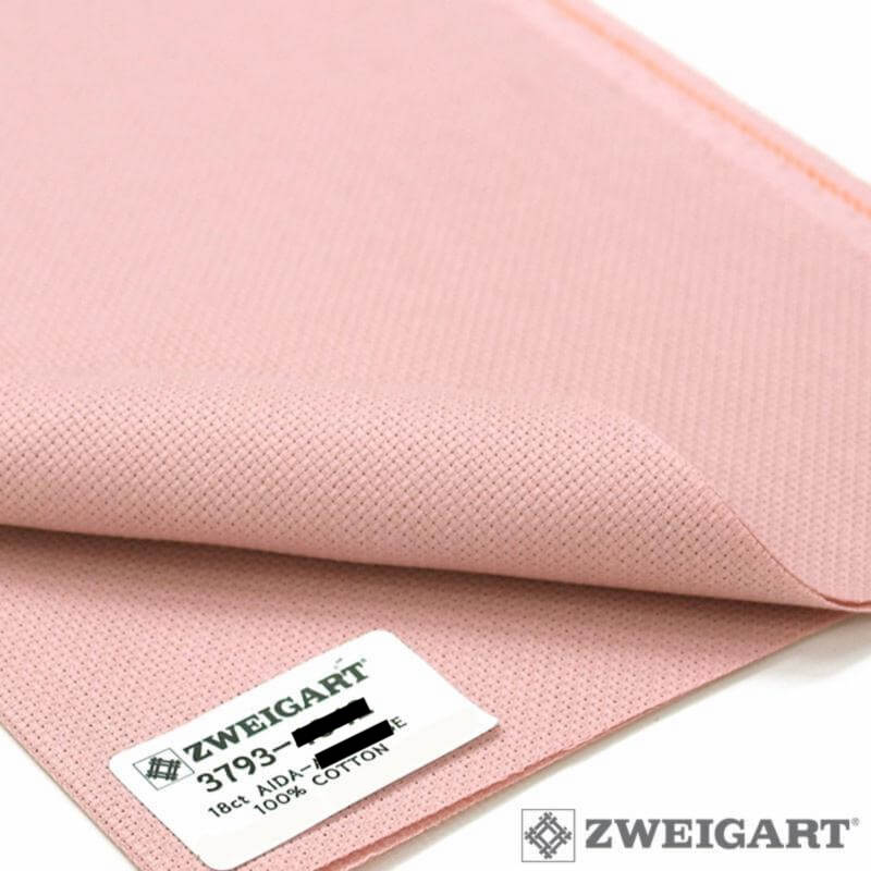 Tela Aida Zweigart 72 Quadretti col. Rose Tela Aida Zweigart 72 Quadretti col. Rose