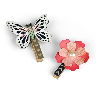 Fustella Thinlits Die S Clothespin Embellishments By, 9966