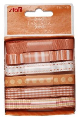 Nastrini fantasia assortiti 6 x 1 mt Nastrini fantasia assortiti 6 x 1 mt