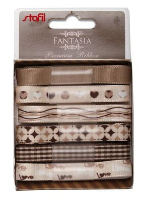 Nastrini fantasia assortiti 6 x 1 mt Nastrini fantasia assortiti 6 x 1 mt