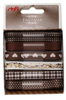 Nastrini fantasia assortiti 6 x 1 mt Nastrini fantasia assortiti 6 x 1 mt