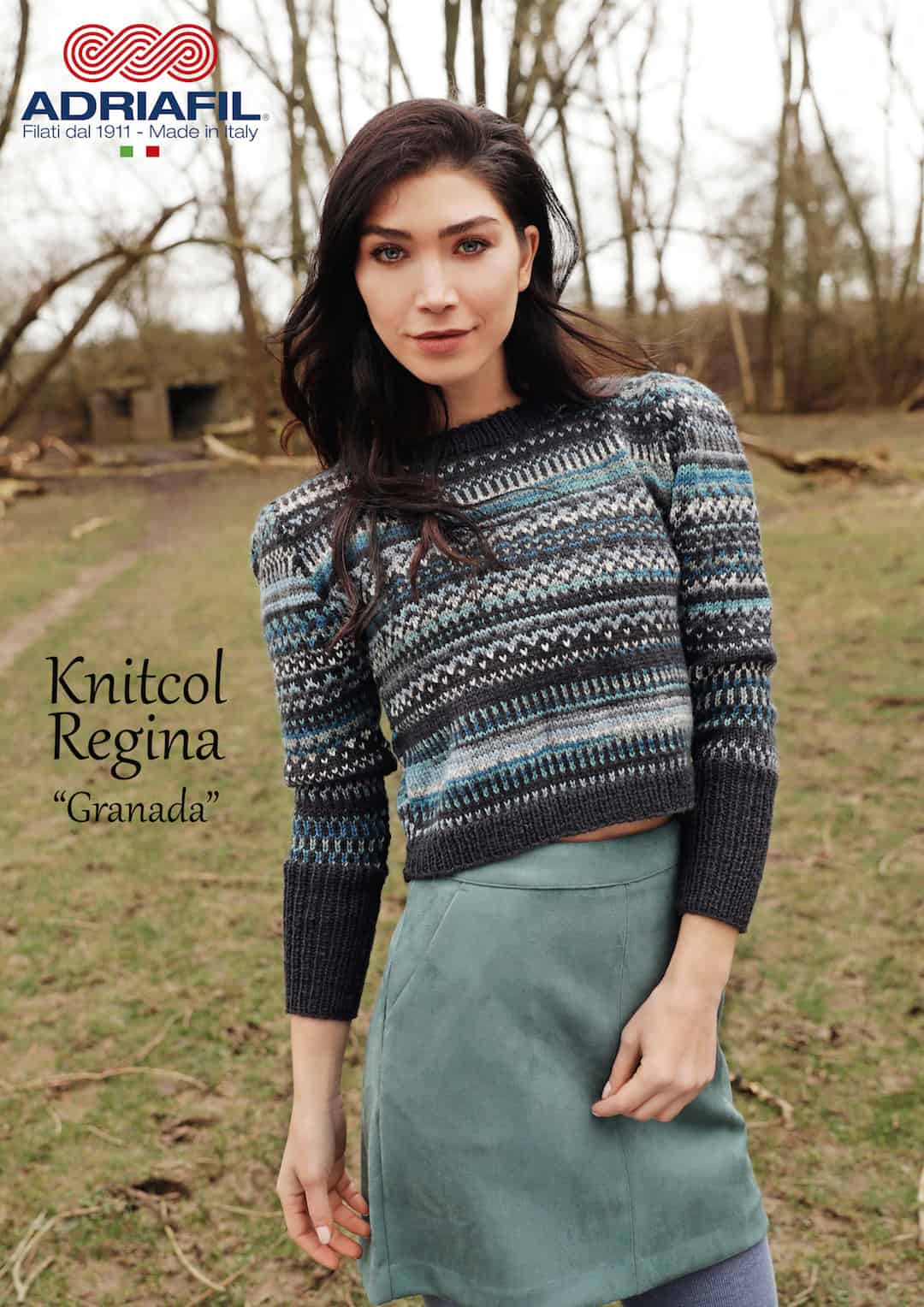 Pull Multicolor Donna fatto con Regina e Knitcol