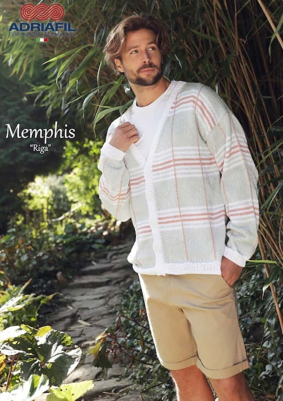 Cardigan Riga realizzato con Memphis