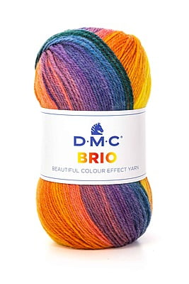 DMC Brio - Gomitolo misto lana sfumata 100 gr. (Tutti i colori)