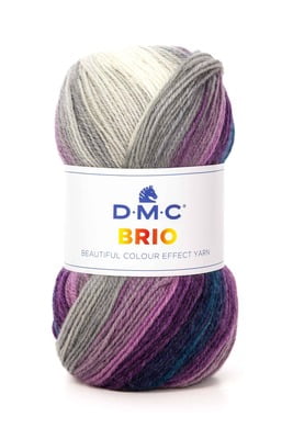 DMC Brio - Gomitolo misto lana sfumata 100 gr. (Tutti i colori)