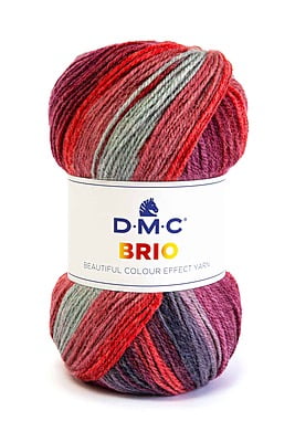 DMC Brio - Gomitolo misto lana sfumata 100 gr. (Tutti i colori)