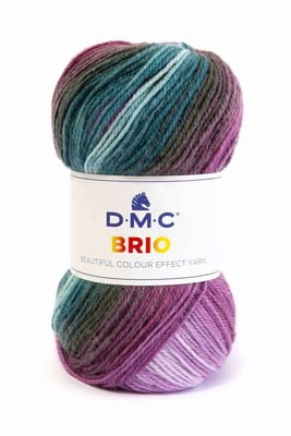 DMC Brio - Gomitolo misto lana sfumata 100 gr. (Tutti i colori)