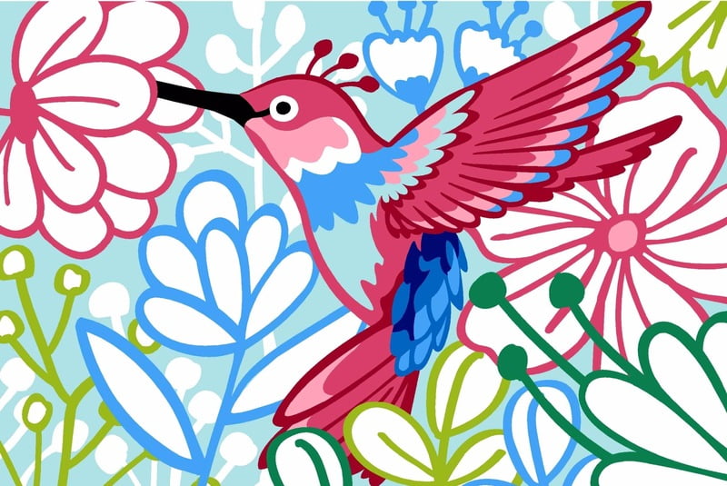 Serie Bird Style - Colibrì Serie Bird Style - Colibrì