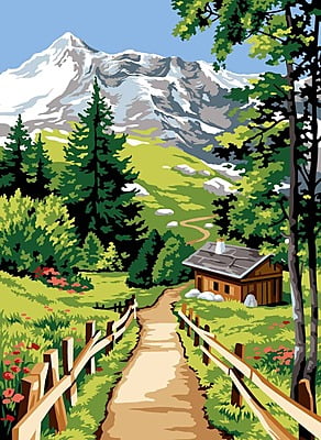 Sentiero ai piedi del monte