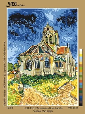 La chiesa di Auvers-sur-Oise di Van Gogh