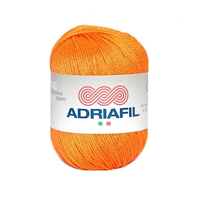 Cheope - Puro Cotone Egiziano, 50 gr Colore 53 Arancione