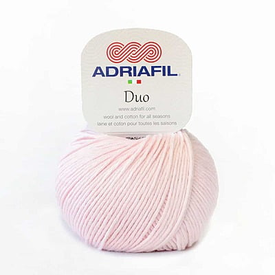 Duo Comfort - Filato in lana e cotone insieme Col. 78 Rosa baby