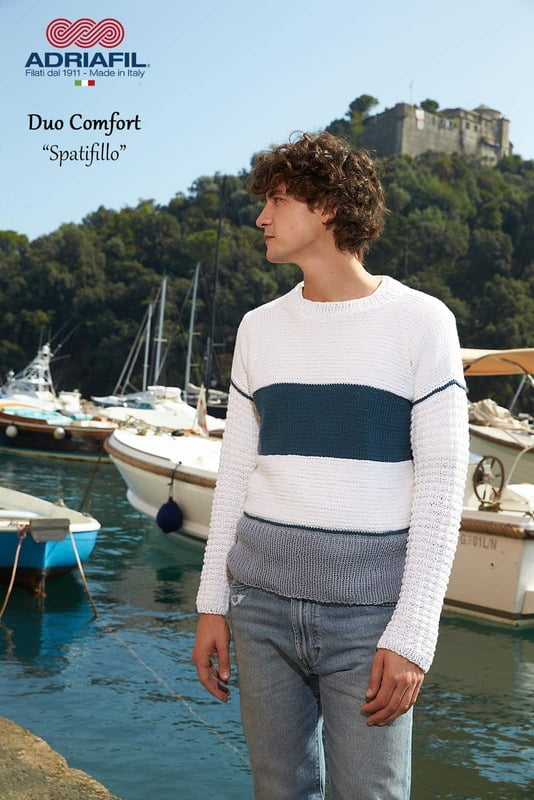 Pullover Spatifillo Filato Duo Comfort Pullover Spatifillo Filato Duo Comfort