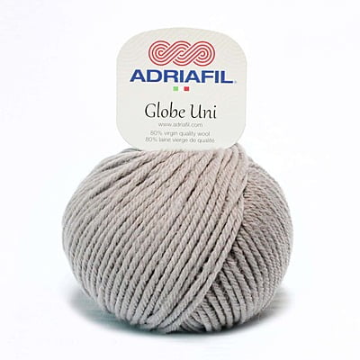 Lotto 13 gomitoli Adriafil Globe Grigio Beige