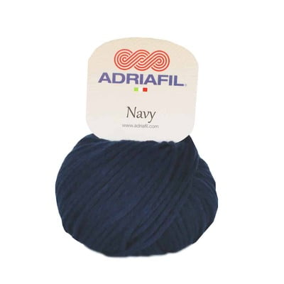 Navy - Cotone grande per ferri o uncinetto Col. 40 Blu Notte